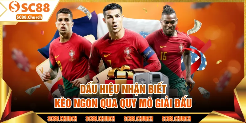 Dấu hiệu nhận biết kèo ngon qua quy mô giải đấu